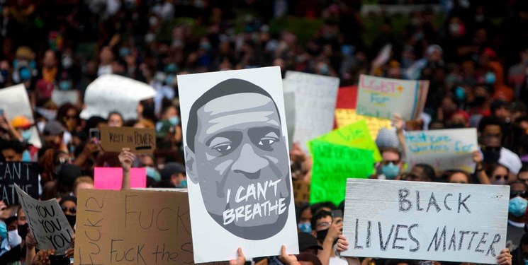 تظاهرات معترضان خشمگین در آتلانتا