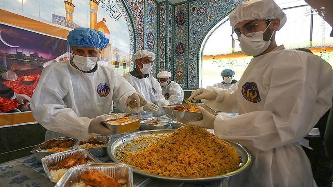 طرح اطعام مهدوی در امیرآباد اجرا شد