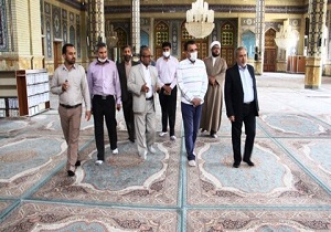 رئیس دانشگاه علوم پزشکی قم در مسجد جمکران حضور یافت
