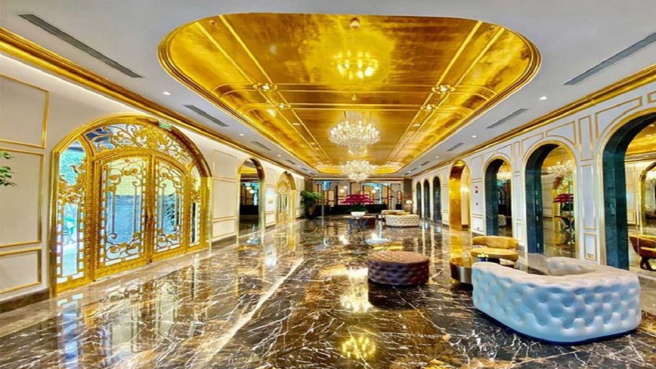اولین هتل طلایی در جهان را ببینید! + تصاویر