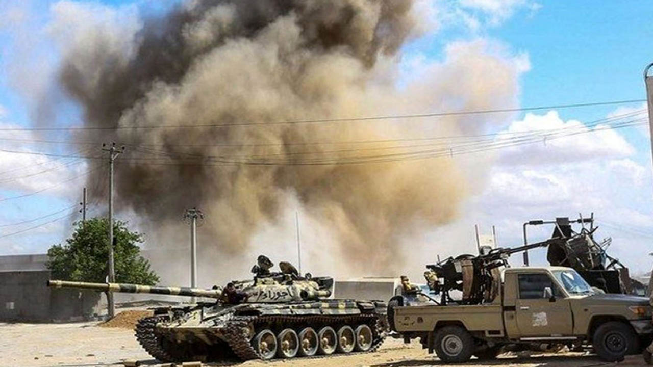 انفجار مین در جنوب پایتخت لیبی