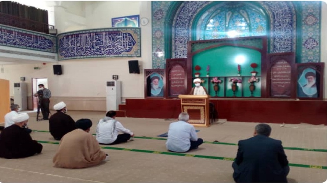 برگزاری نماز جمعه با رعایت نکات بهداشتی در خرمشهر