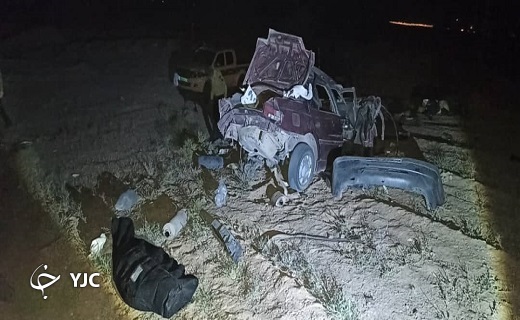 حادثه‌ی دلخراش رانندگی در محور نهبندان - شوسف