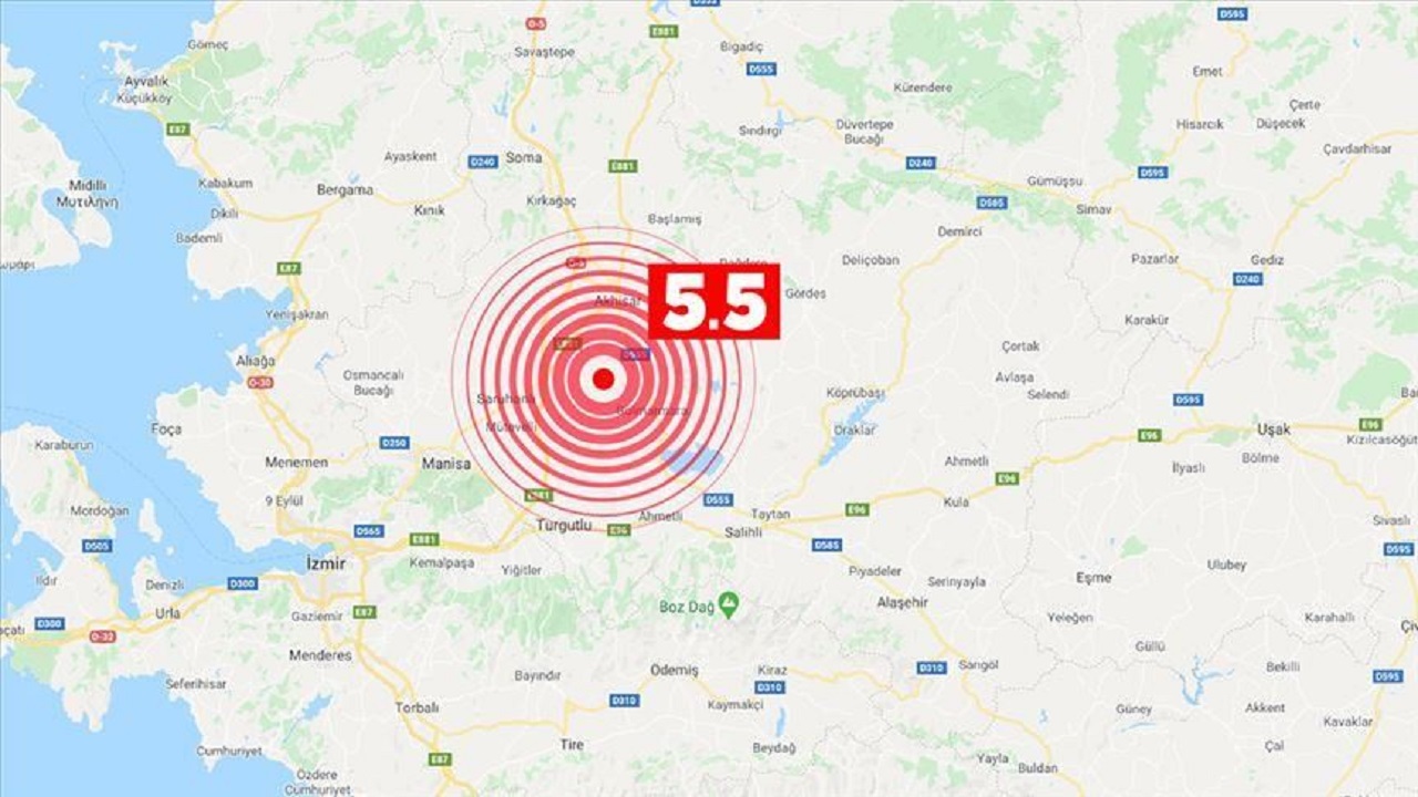 وقوع زلزله ۵.۵ ریشتری در غرب ترکیه