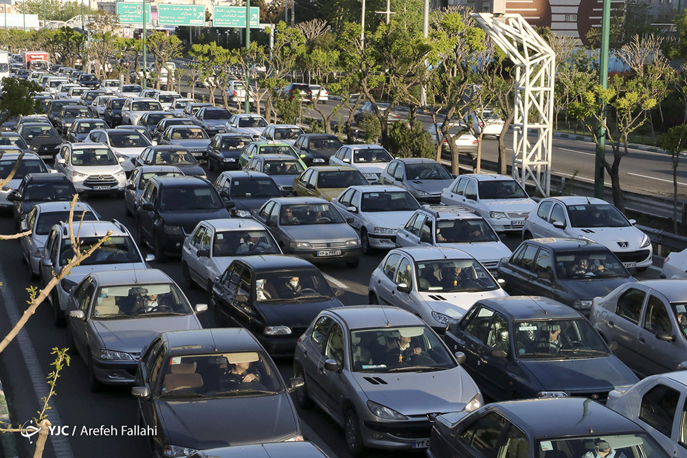 ترافیک سنگین در بزرگراه‌های همت، حکیم و امام علی (ع)