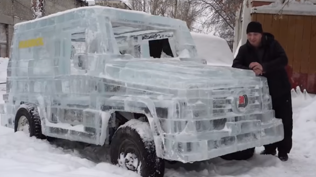 بنز یخی، اولین خودروی آبکی جهان!
