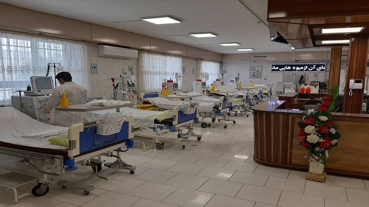 دیالیز ۲۱ بیمار کرونایی در درمانگاه سیدالشهداء (ع) مشهد