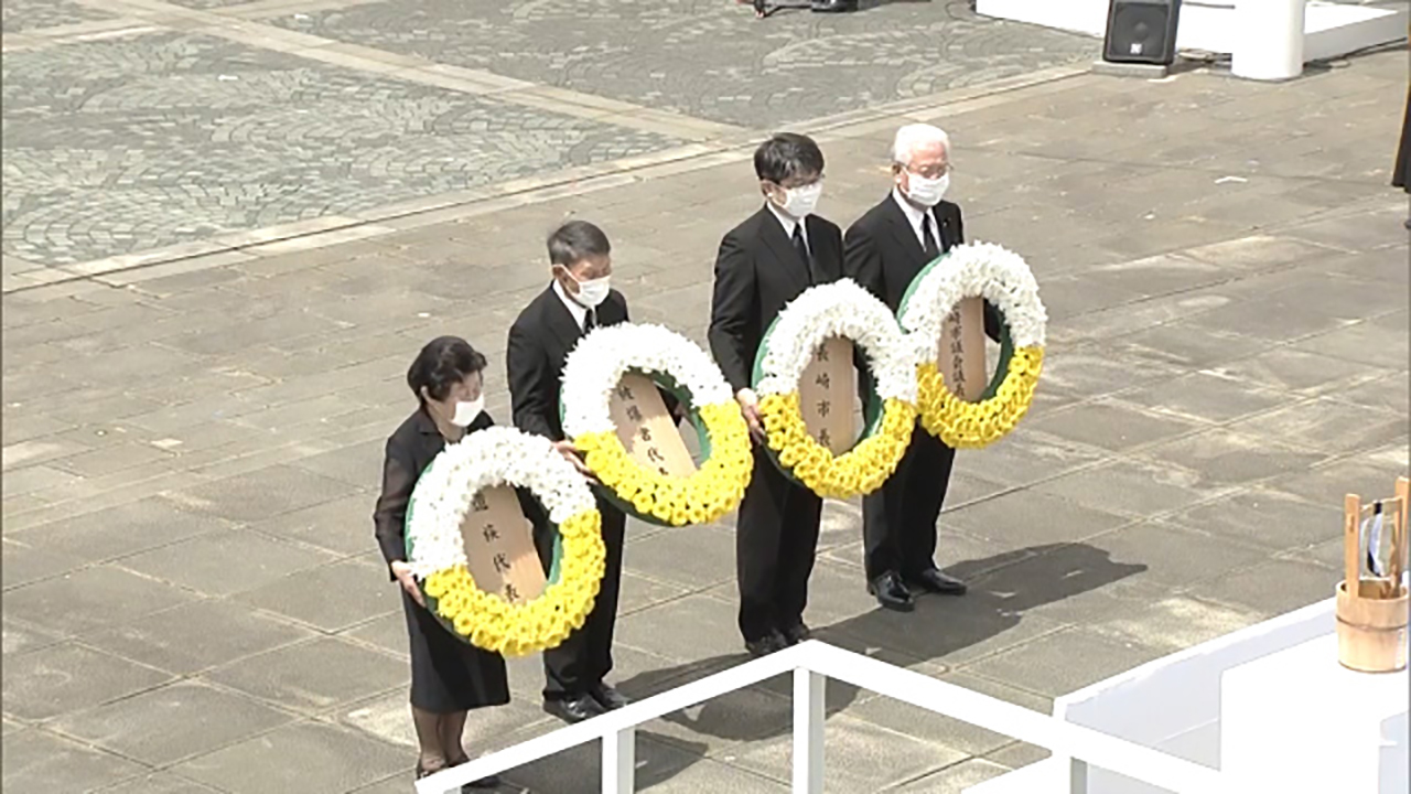 گرامیداشت قربانیان بمباران اتمی ناکازاکی در ژاپن + فیلم