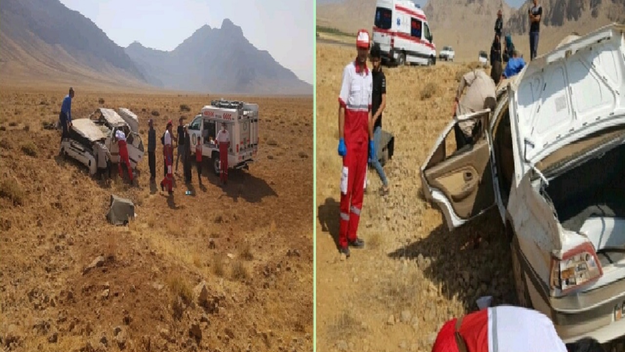 یک کشته و یک مصدوم بر اثر واژگونی سواری پژو پارس در جاده سمیرم