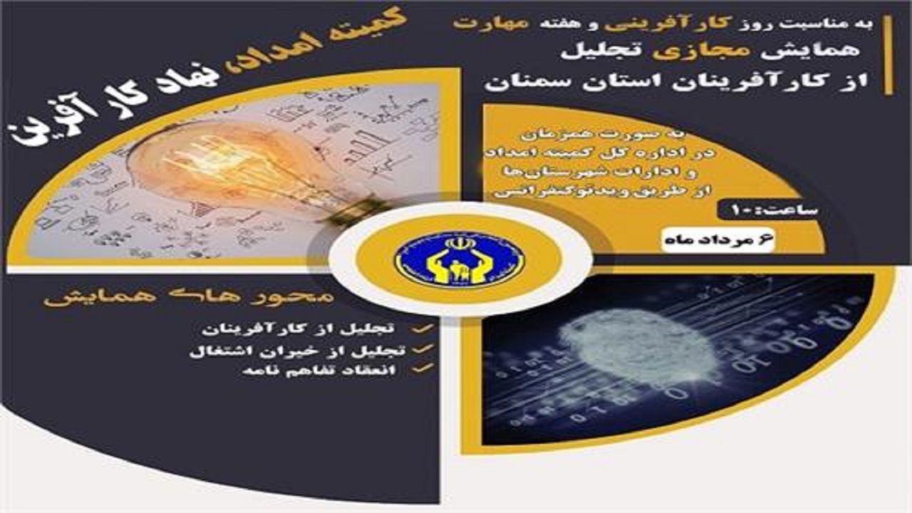 همایش مجازی تجلیل از کارآفرینان استان سمنان برگزار می‌شود