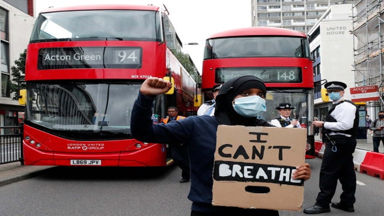 برگزاری تظاهرات علیه نژادپرستی در لندن+ تصاویر
