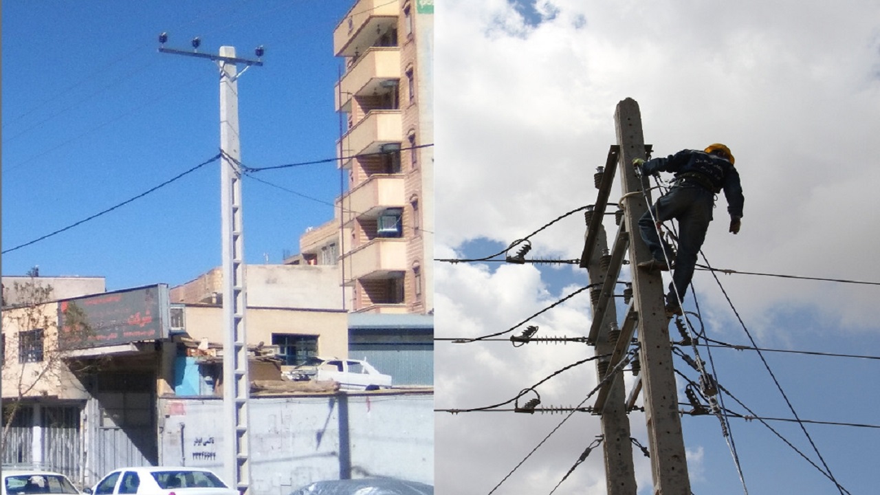 اجرای طرح چاوش در منطقه برم پهنه شهرکرد باهدف مدیریت ولتاژ برق