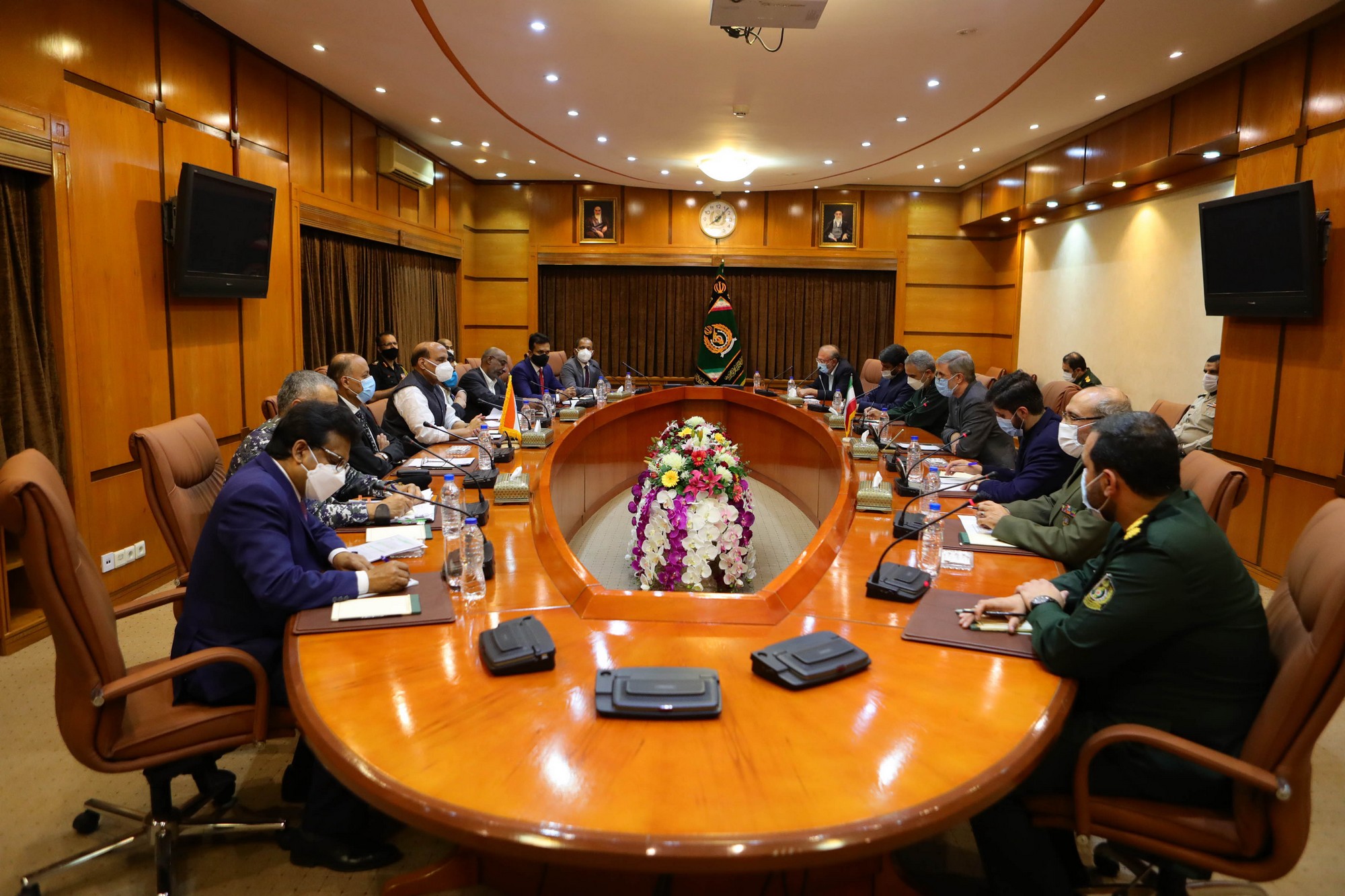 وزرای دفاع هند و جمهوری اسلامی ایران دیدار کردند