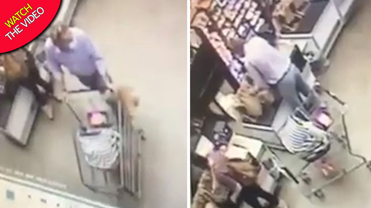 ویدئو کلیپ | لحظه دزدیدن یک کودک در فروشگاه توسط مرد ۵۹ ساله