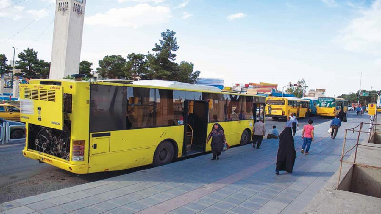 اتوبوس‌های درون شهری یزد فردا رایگان خدمات می دهند