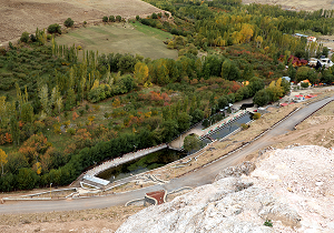 عملیات اجرایی بزرگترین پل معلق جهان در منطقه ازناو خلخال شتاب گرفت