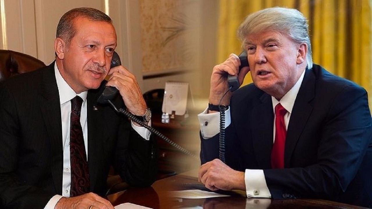 گفت‌وگوی تلفنی اردوغان و ترامپ درباره تنش‌های مدیترانه