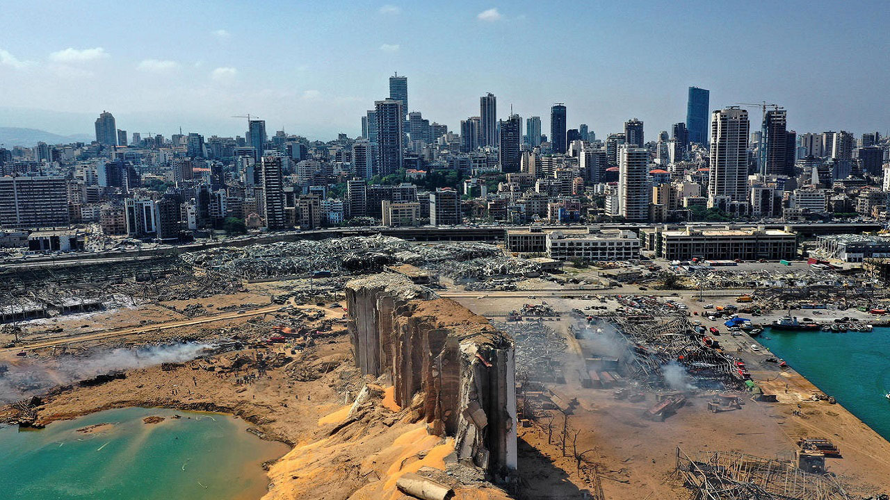 تاثیر قانون سزار آمریکا علیه سوریه بر جلوگیری از پیشبرد تعمیرات در بیروت