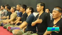 اقامه نماز ظهر عاشورا در سراسر کشور + فیلم