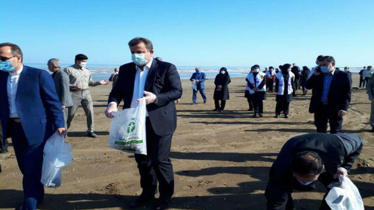 سواحل دریای خزر از زباله پاکسازی شد