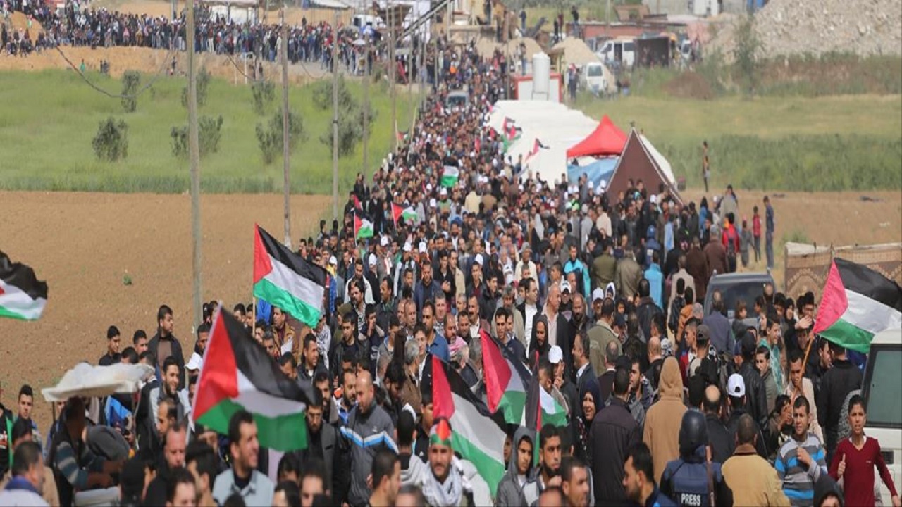 تظاهرات فلسطینیان علیه اشغالگری رژیم صهیونیستی