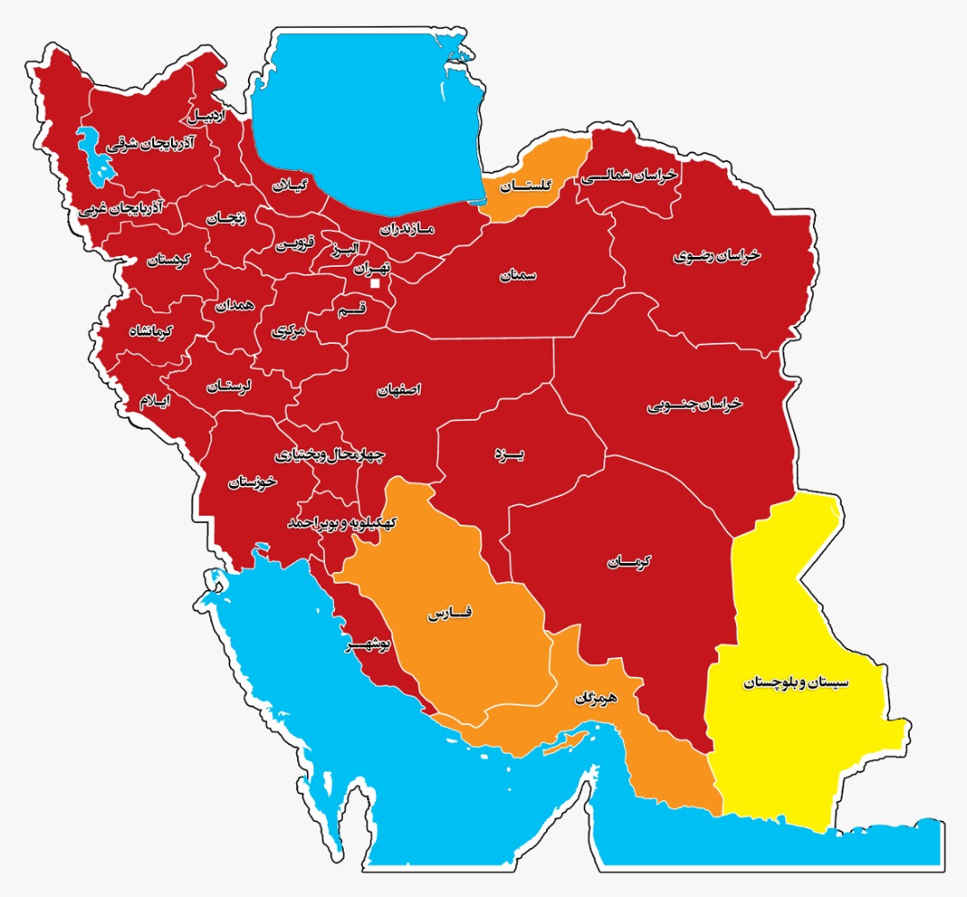 وضعیت کرونا در ایران