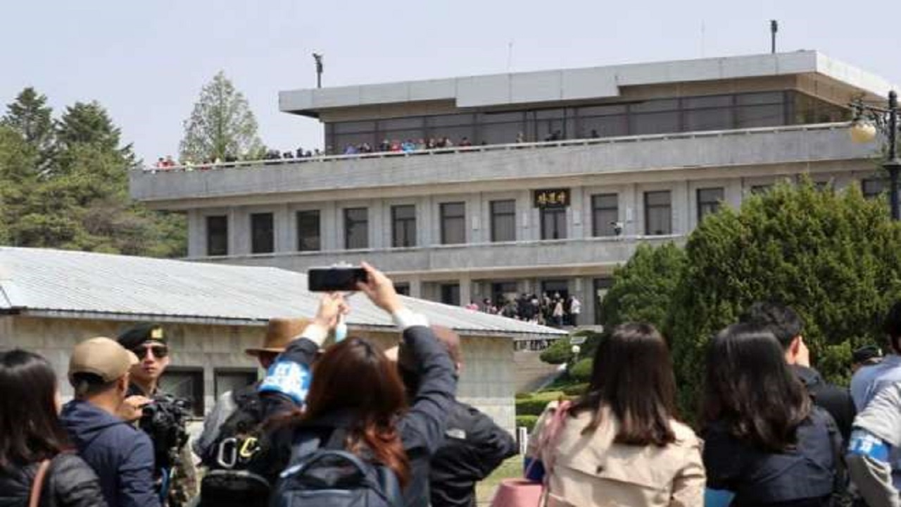 از سرگیری بازدید عمومی از منطقه صفر مرزی میان دو کره