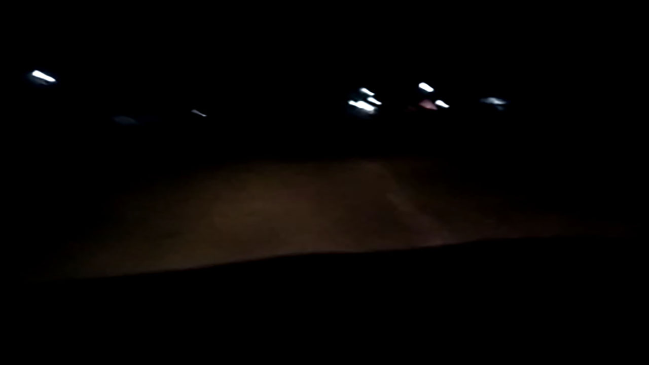 تاریکی مطلق جاده در روستای آناخاتون + فیلم