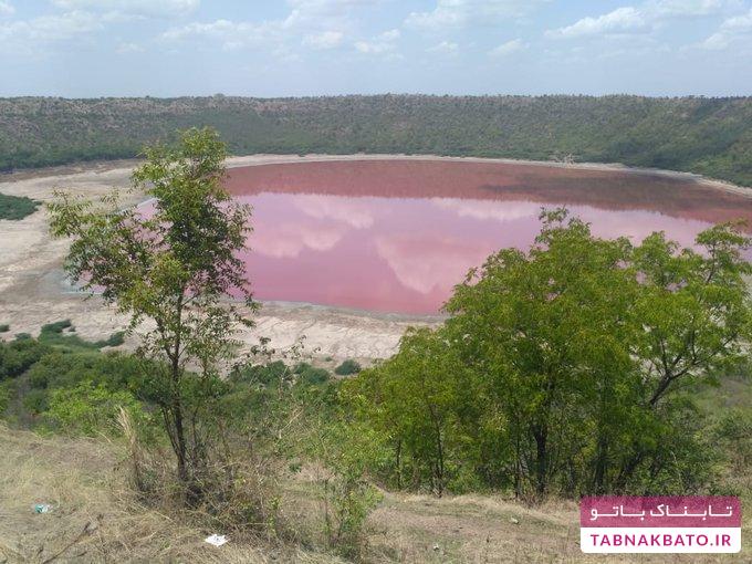 دلیل تغییر رنگ عجیب دریاچه ۵۰ هزار ساله در هند