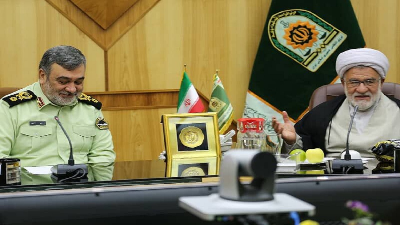 رئیس سازمان قضایی نیرو‌های مسلح با فرمانده ناجا دیدار کرد