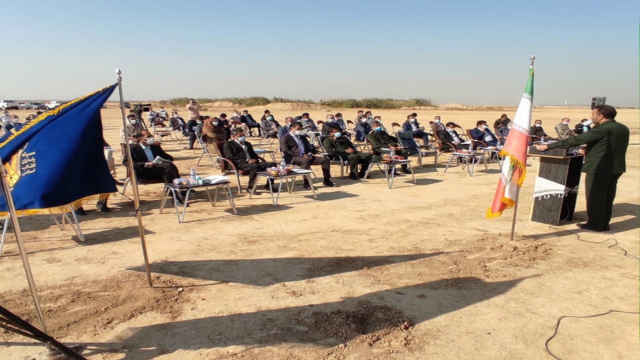افتتاح پروژه ۸ هزار هکتاری بیابان زدایی در ماهشهر