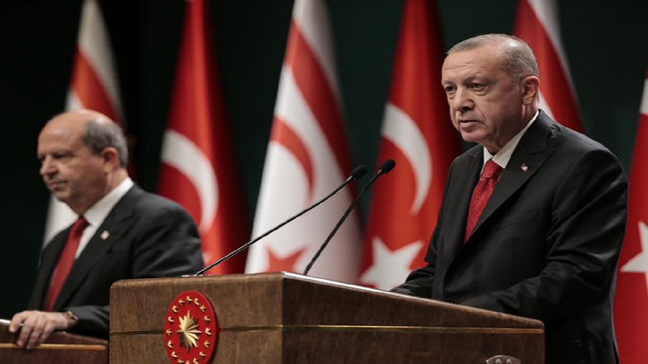 اردوغان: هیچ کسی نمی‌تواند ترکیه را از معادلات شرق دریای مدیترانه حذف کند