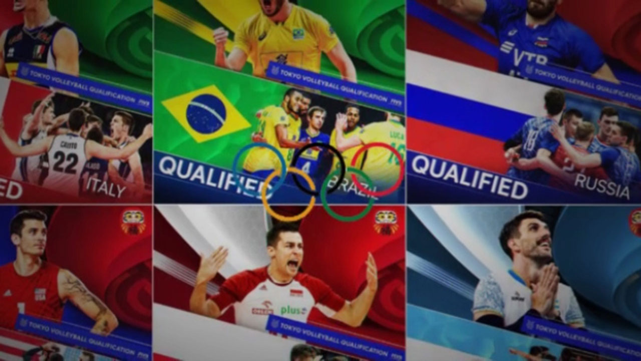 بلاتکلیفی تیم ملی والیبال پشت تور المپیک + فیلم