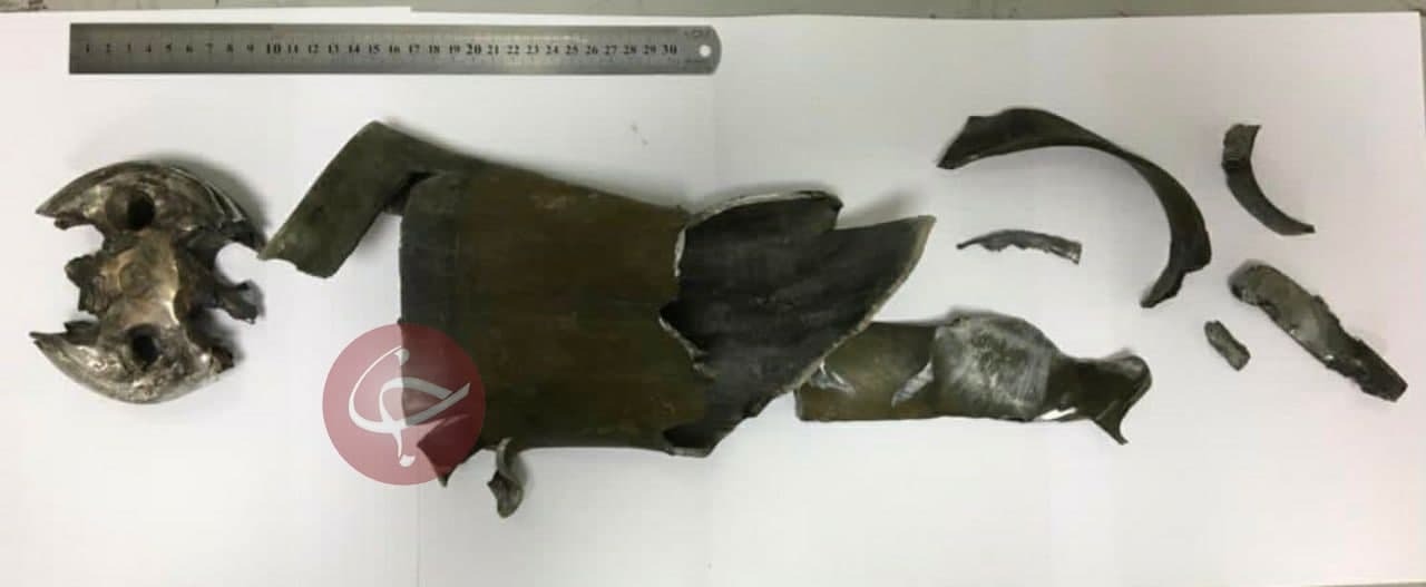 تصویری از ‏بقایای راکت اصابت شده به محوطه سفارت ایران در افغانستان