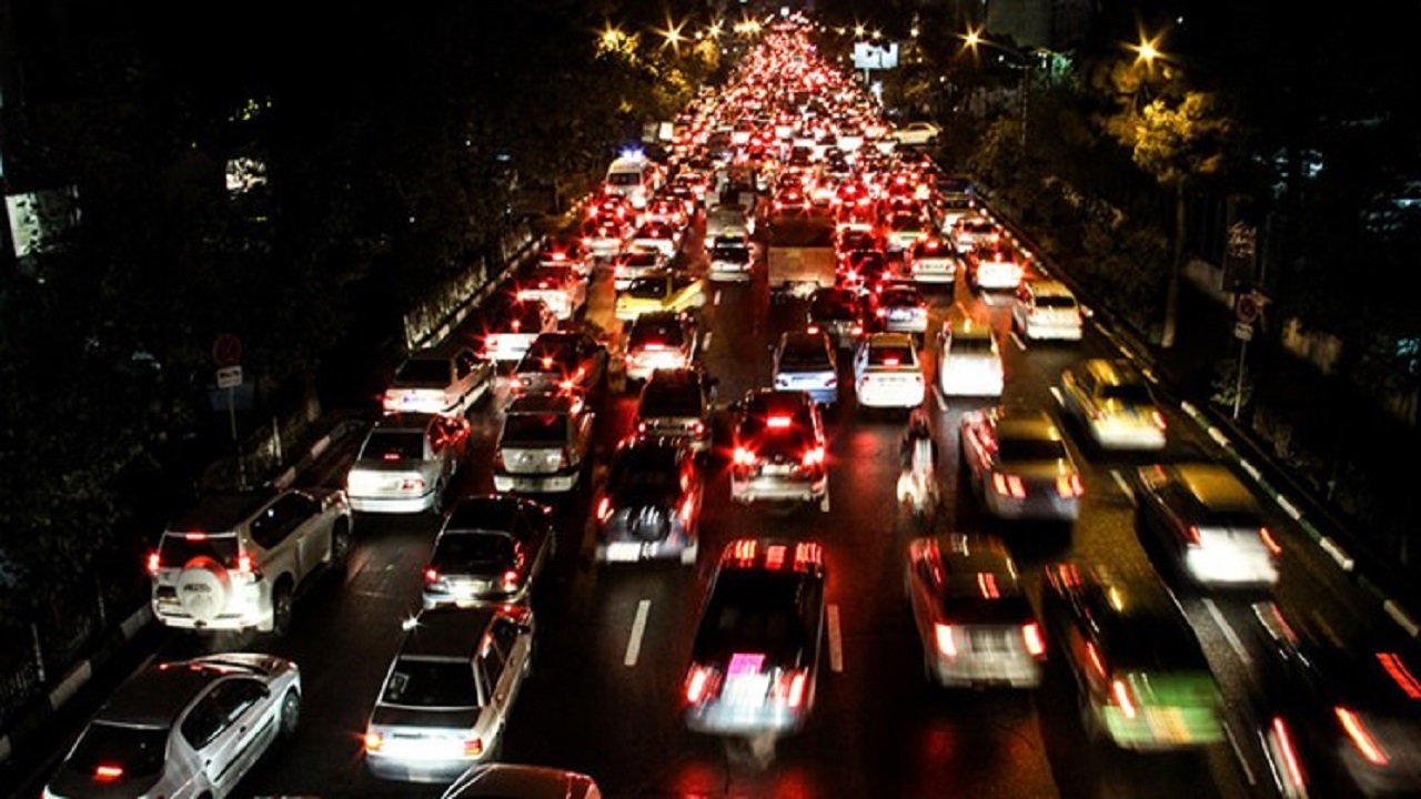 بازگشت ترافیک شبانه به تهران