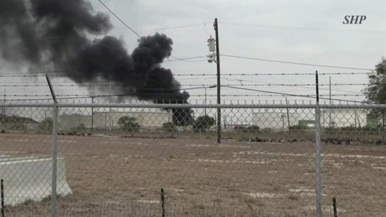 ۷ زخمی در آتش‌سوزی یک انبار نفت در تگزاس آمریکا