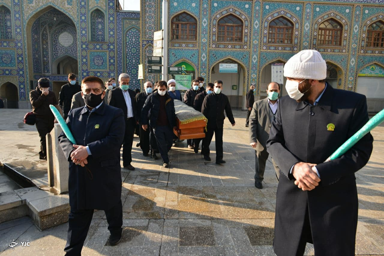 پیکر علی‌اصغر زارعی به خاک سپرده شد