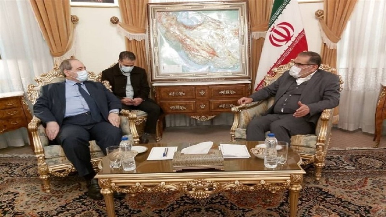 وزیر خارجه سوریه در ایران//