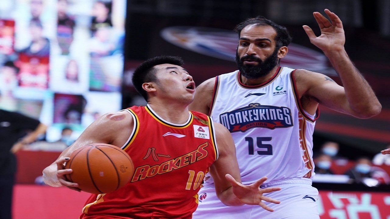 دهمین پیروزی یاران حدادی در لیگ بسکتبال چین