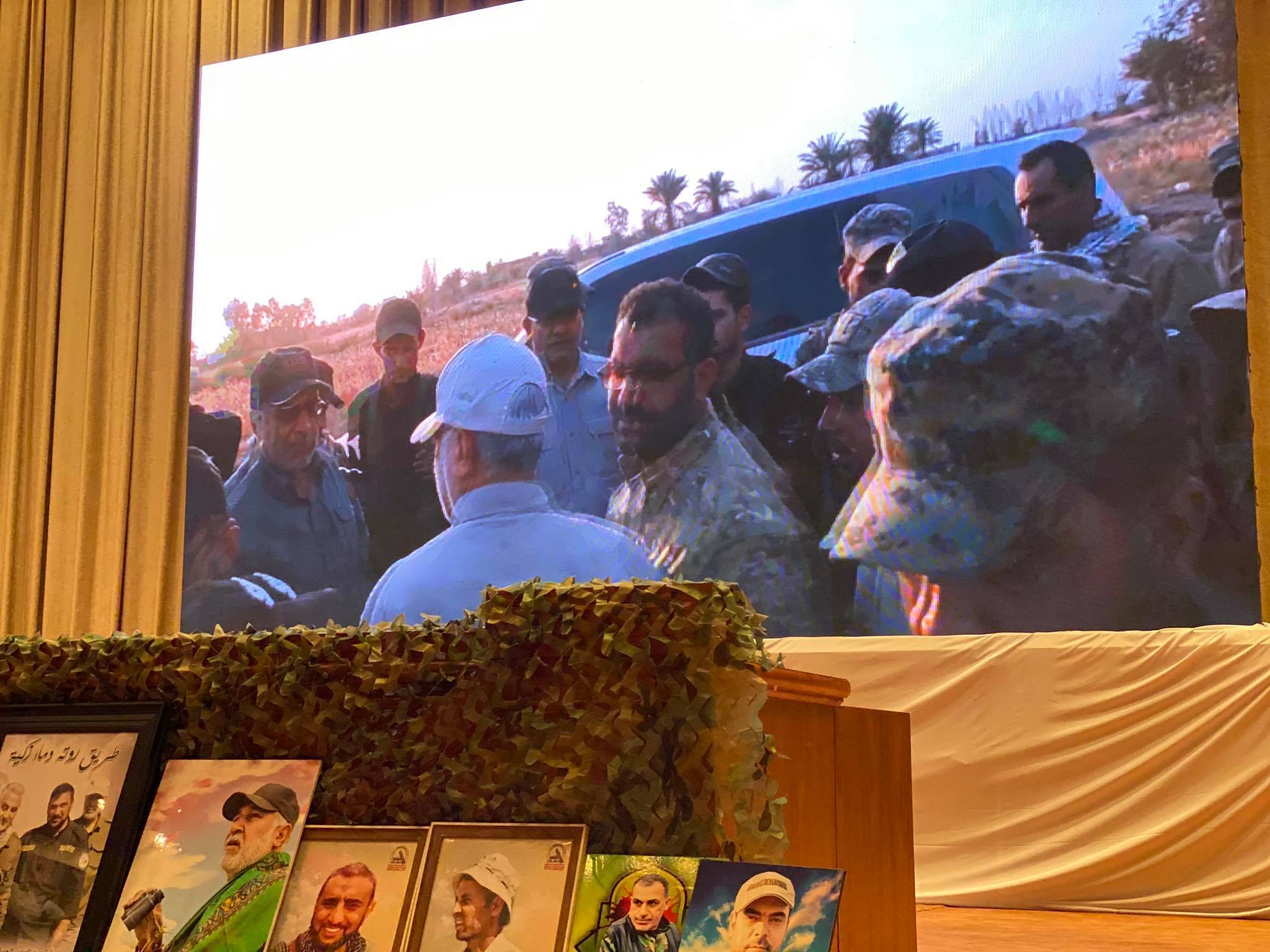 برپایی نمایشگاه ویژه سالگرد شهادت سردار سلیمانی و المهندس در عراق+ تصاویر