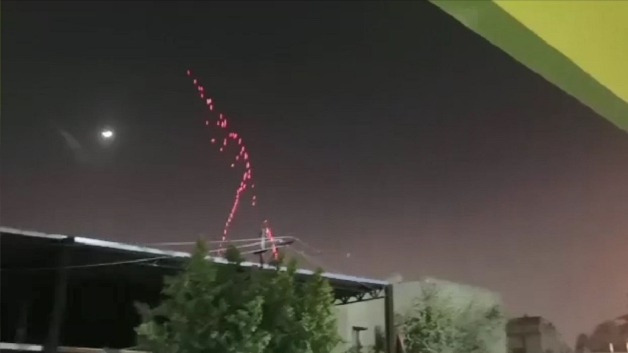 حمله راکتی به سفارت آمریکا در بغداد + فیلم و تصاویر