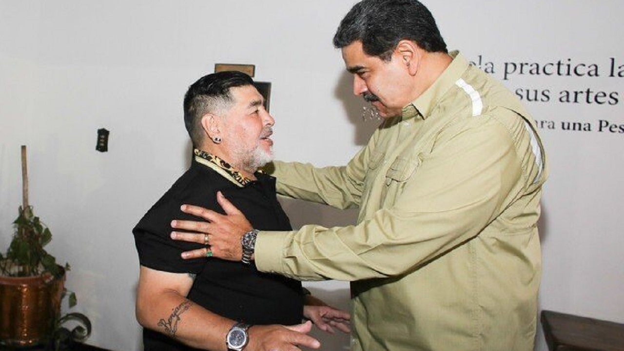 نیکلاس مادورو: مارادونا در عملیات‌های مخفی انتقال غذا به ونزوئلا کمک می‌کرد