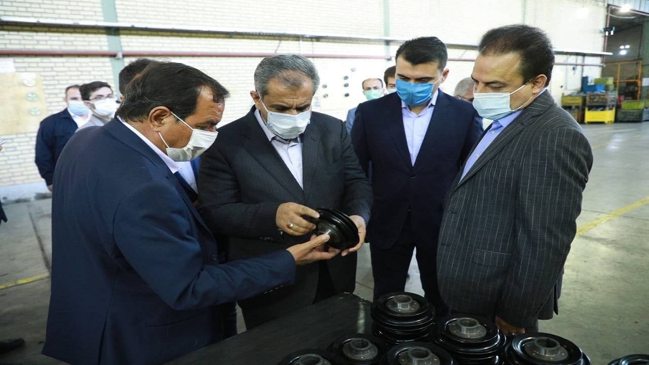افتتاح طرح توسعه کارخانه قطعه سازی در شهرستان البرز