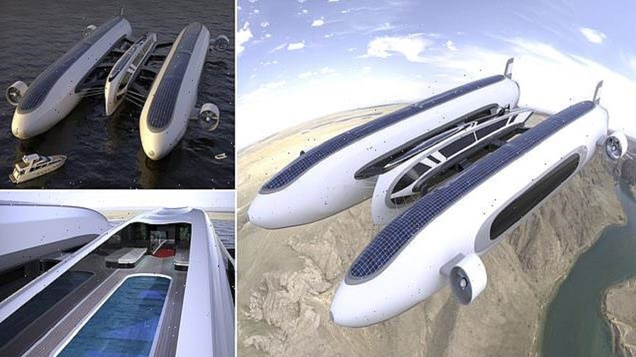 طراحی کشتی تفریحی که قابلیت پرواز هم دارد