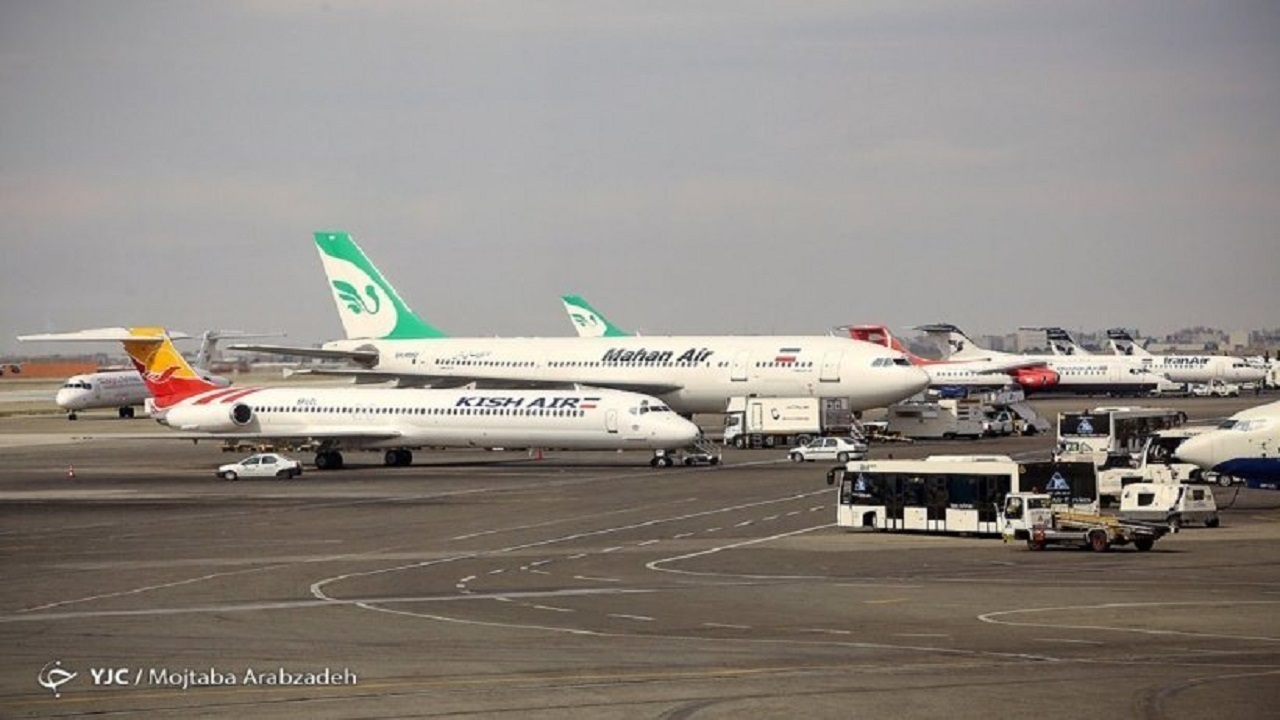۳ پرواز فرودگاه مهرآباد به دلیل بدی شرایط جوی باطل شد