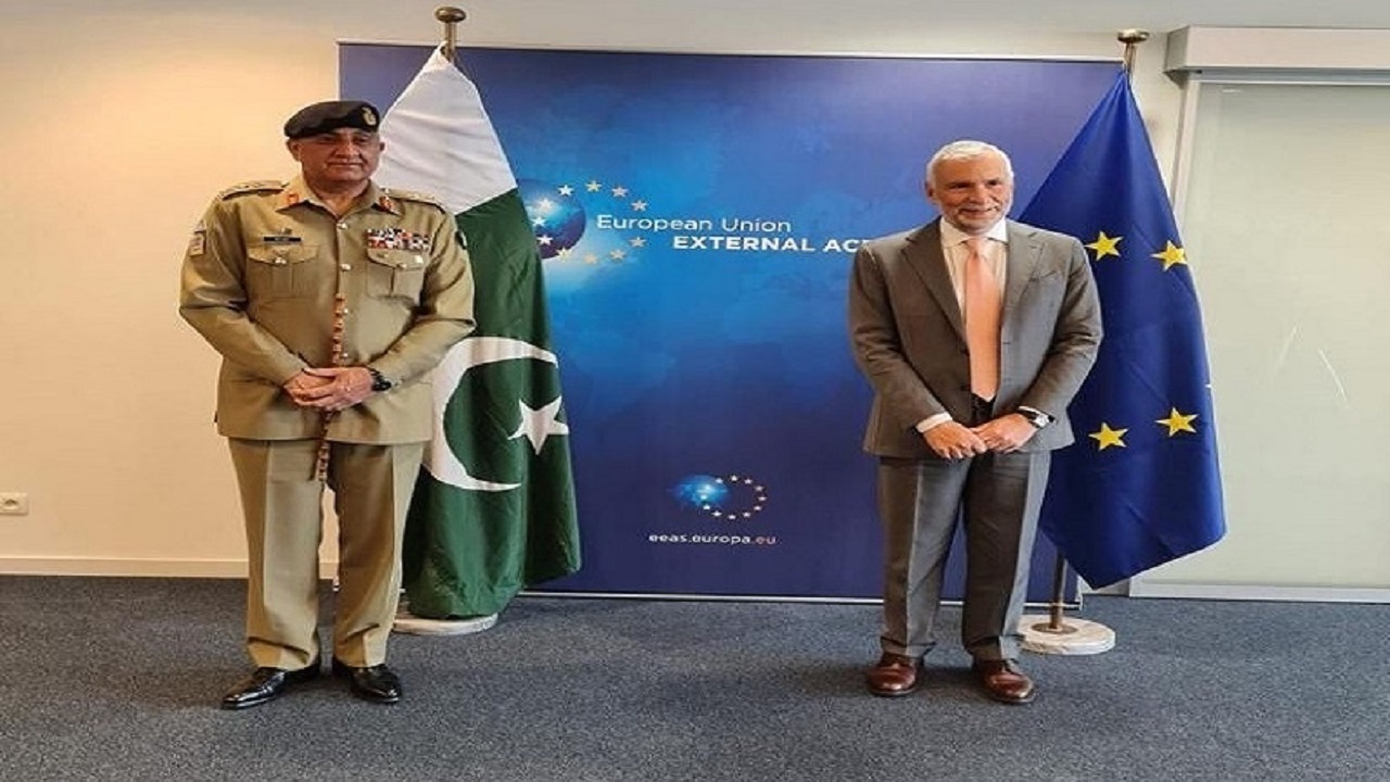 رایزنی‌ فرمانده ارتش پاکستان با مقامات اروپایی درباره افغانستان