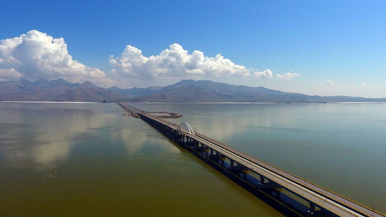 افزایش تراز آب در دریاچه ارومیه