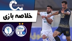 گل اول استقلال به صنعت نفت آبادان + فیلم