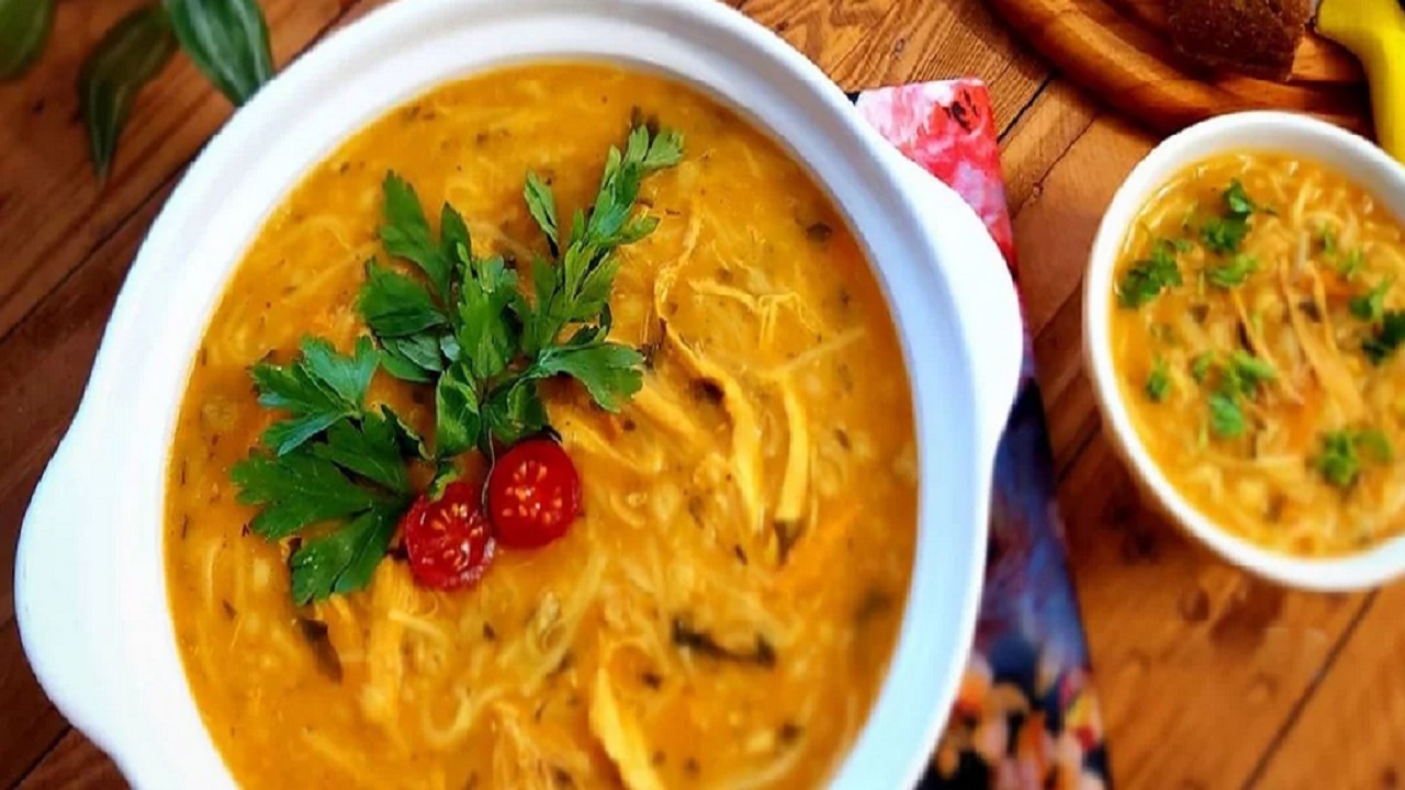 طرز تهیه سوپ ورمیشل با مرغ و سبزیجات ؛ خوشمزه و مقوی