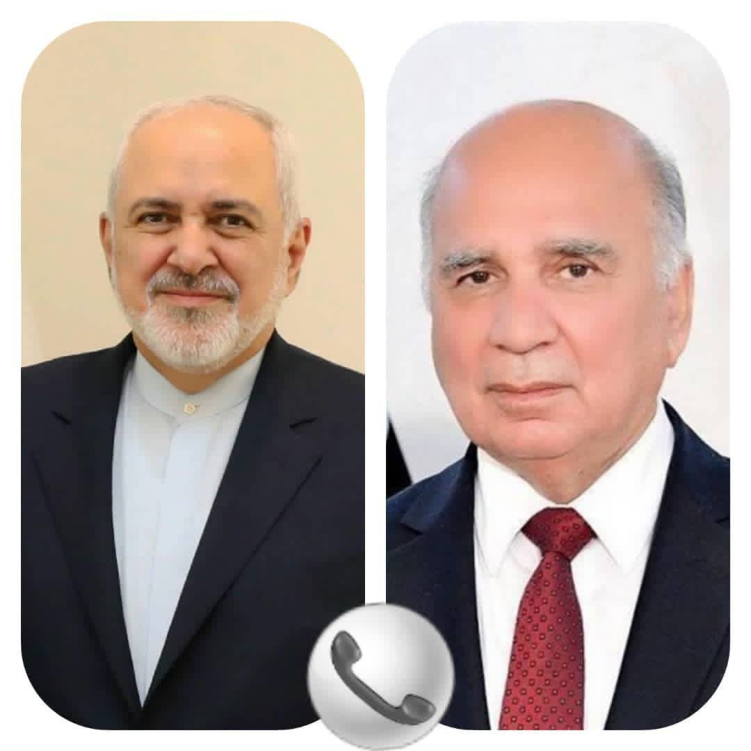 گفت‌وگوی تلفنی ظریف با وزیر خارجه عراق/ اعتراض ایران به تعرض اخیر به سرکنسولگری در کربلا